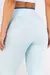 Imagem do Calça Legging com Vira Contrastante (Azul Bebê / Azul Petróleo)