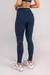 Calça Legging com Vivo na Vira (Azul Marinho / Verde Menta / Off-White) na internet