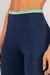 Calça Legging com Vivo na Vira (Azul Marinho / Verde Menta / Off-White) - loja online