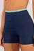 Short com Vivo na Vira (Azul Marinho / Verde Menta / Off-White) - loja online
