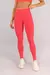 Calça Legging com Vivo na Vira (Rosa Pink / Aquarela / Off-White) - comprar online