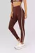 Calça Legging sem Gancho com Chapado nas Laterais (Café) - loja online