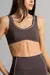 Top Alças Largas e Viés com Vivo Embutido (Trufa / Off-White) - loja online