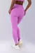 Calça Legging com Chapado Cruzado Contrastante (Aurora / Off-White) - loja online