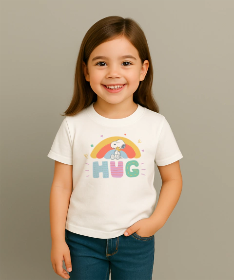 Remera Nena Snoopy Hug - comprar online