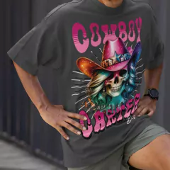Camiseta Estonada Beyoncé Cowboy Carter Skull - comprar online