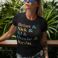 Baby Look Feminina Backstreet Boys Nomes - comprar online