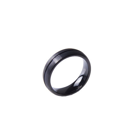 Anel Evolvex em Tungstênio Preto