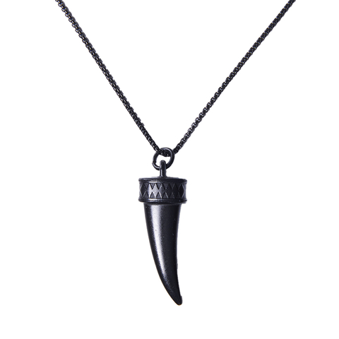 Colar Sabrex em Aço Preto