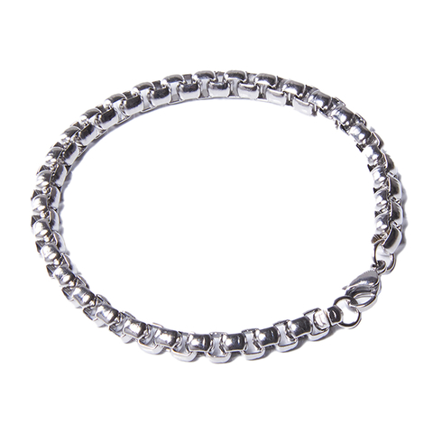 Pulseira Notos Veneziana Abaulada em Aço