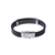 Imagem do Pulseira Ethan Preta com Escrita Pai Nosso em Silicone