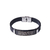 Pulseira Ethan Preta com Escrita Pai Nosso em Silicone - comprar online