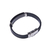 Pulseira Ethan Preta com Escrita Pai Nosso em Silicone - Addon - Acessórios Masculinos
