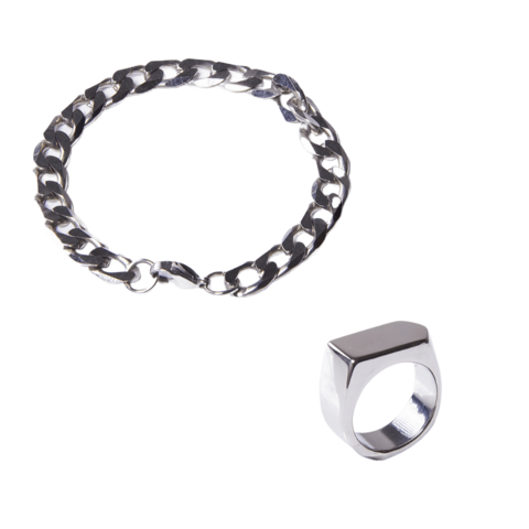 Kit Pulseira Astra Grumet + Anel Triangle