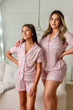 PIJAMA ADULTO VERÃO AMERICANO LAÇO - comprar online