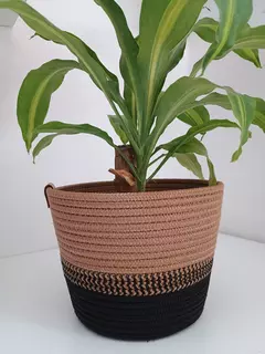 Macetero bicolor