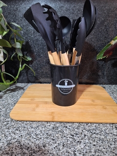 Set utensillos negro