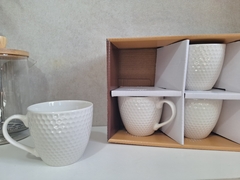 Taza cerámica panal x6 en internet