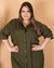 Chemise Longa de Botão plus Size - comprar online