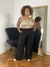 Calça Pantalona Jú cós elástico - comprar online