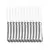 Conjunto 06 Facas de Aço Inox para Sobremesa com Cabo Oco