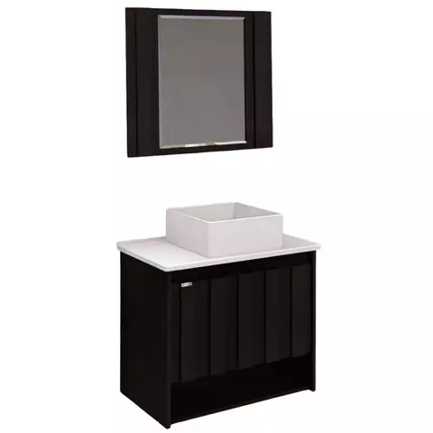 Kit Gabinete para Banheiro com Espelheira Treviso 63 cm – AJ Rorato