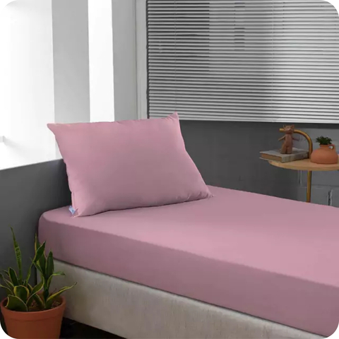 Jogo de Cama Solteiro 2 Pçs Malha 100% Algodão Fine