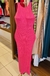 Vestido Midi em Tecido de Tricô