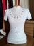 Blusa Canelada Com Strass: Estilo e Conforto para Brilhar! - comprar online