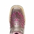 Bota Country Feminina Laser Rosa Bico Quadrado na internet