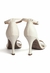 SANDALIA VIAUNO OFF WHITE TACO FINO en internet