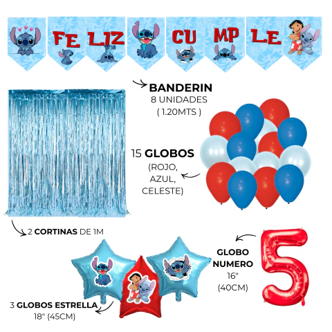 Combo globos Stitcht - comprar online
