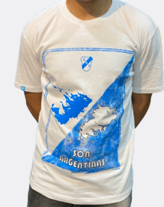Temperley - remera Islas Malvinas [blanca] - comprar online