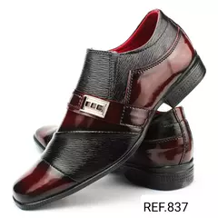 Sapato Masculino Social Luxuoso Moderno Confortável Sintético