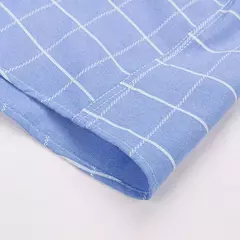 Camisas Socias Masculina Oxford 100% Algodão - Manga Curta, Gola Quadrada, Estilo Sofisticado na internet