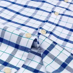 Camisas Socias Masculina Oxford 100% Algodão - Manga Curta, Gola Quadrada, Estilo Sofisticado - loja online