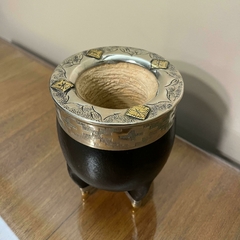 Mate Imperial Calabaza - Base de Alpaca con Dije - comprar online