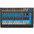 Mixer audio potenciada Moon 12 canales 250w x2. (PM122)