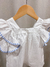 Conjunto Branco com Azul - loja online