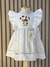 Vestido Branco Cogumelo