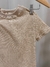 Conjunto Malha Texturizada Creme na internet