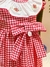 Vestido Xadrez com Babado - comprar online