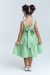 Vestido Verde Chá na internet