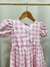 Vestido Xadrez Rosa Bebê - Maluzinha Baby | Moda Infantil