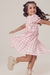 Vestido Xadrez Rosa Bebê - comprar online