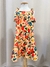 Vestido Caneladinho Estampado