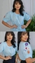 BLUSA EM LINHO COM BORADO NAS MANGAS - loja online