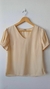 BLUSA EM CREPE COM PREGAS NA MANGA - loja online