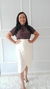 BLUSA SOCIAL EM CREPE COM GOLA ALTA - comprar online