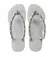 Chinelo Decorado Havaianas Slim Branco Com Laços - comprar online